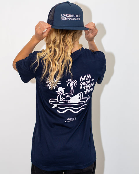 Longboarder Magazine Trucker Cap Cap Longboarder Magazine   